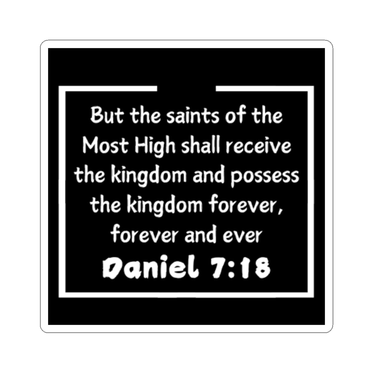 Kingdoms Verse Sticker